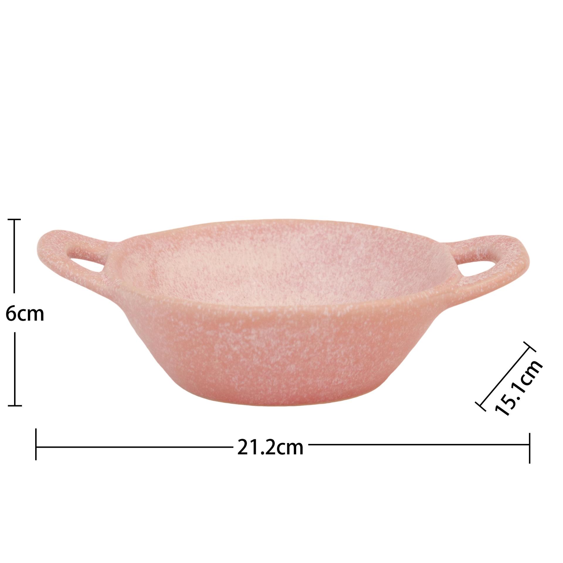 

Binaural cat bowl Ceramic dog bowl Easy to clean Pet bowl Cat dog bowl Puppy kitten food bowl Binaural flat mouth bowl розовый