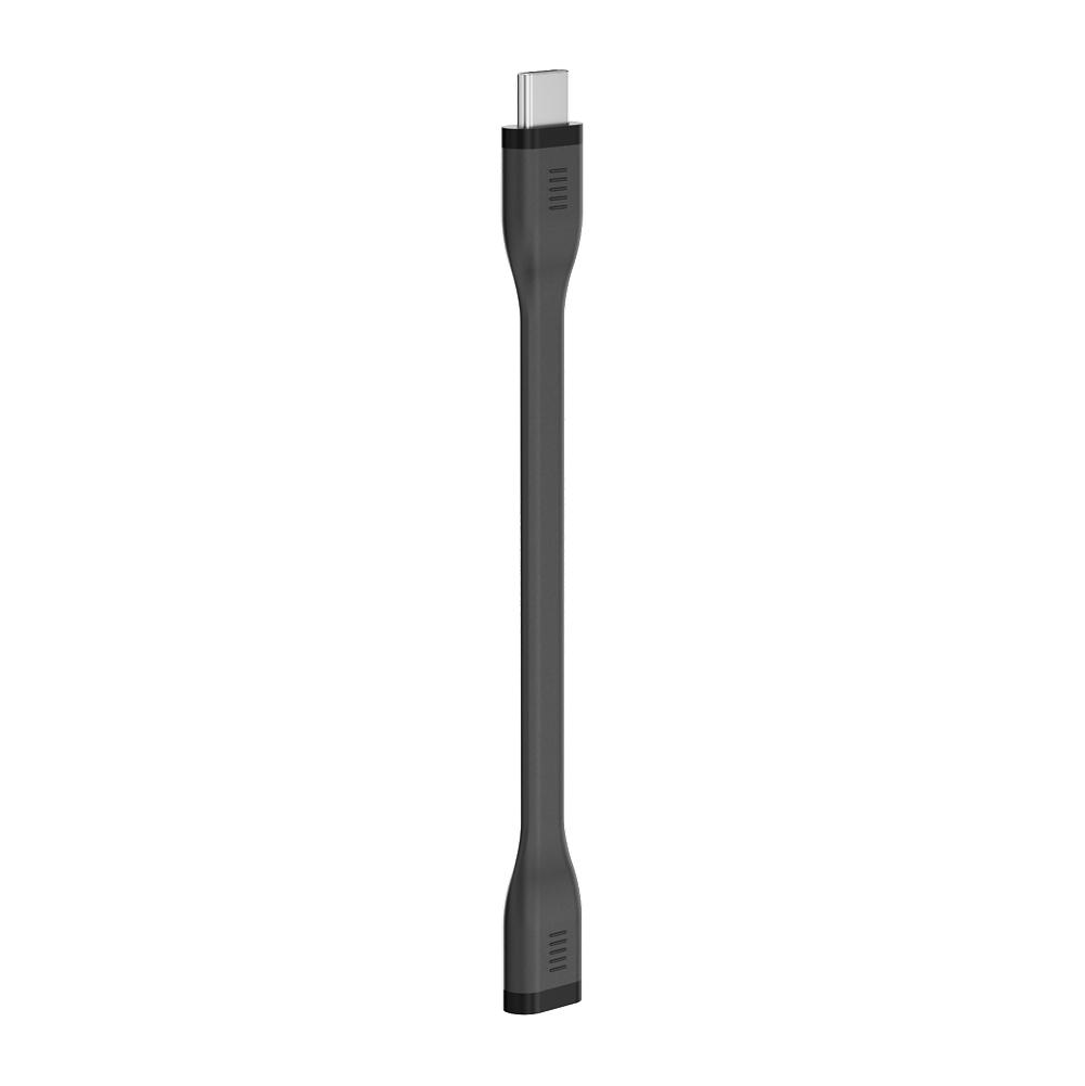 Factory Direct 115mm FPC USB-C Extension Cable 40Gbps 100W PD Fast Charging 4K 60Hz Video Output Anti-interference SSD Laptop 115mm чёрный