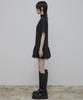 Peulleeoeob Layered Frill T-Shirt (Fl-167_Black)