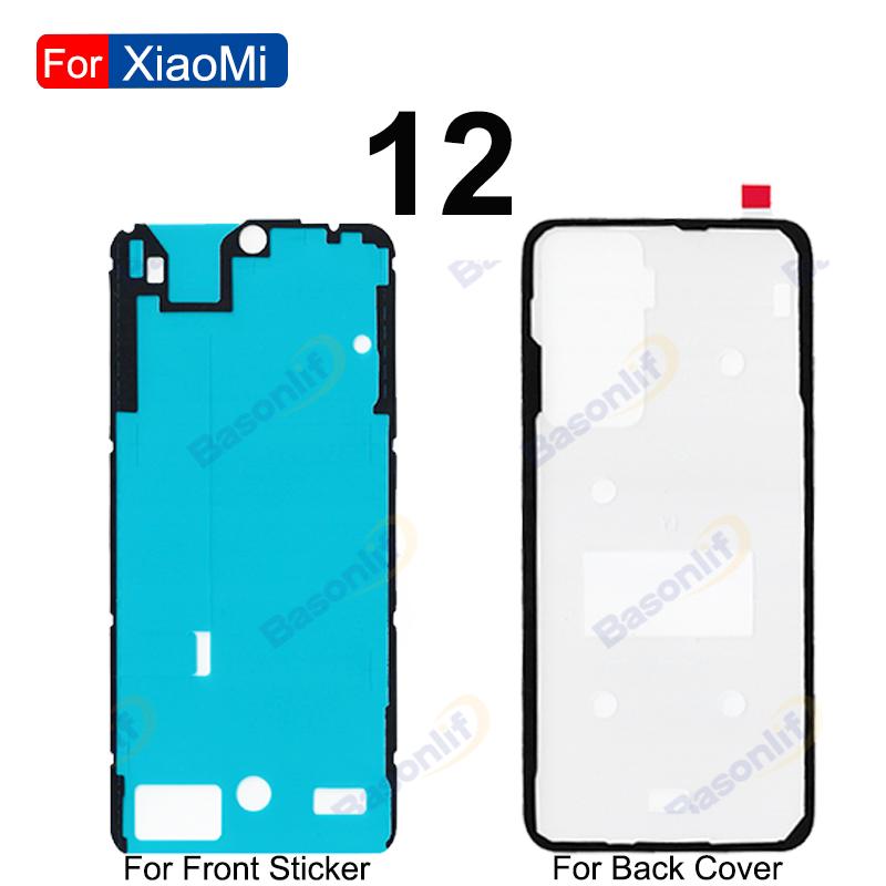 

FullSet Sticker For Xiaomi 14 13 12 11Pro Mi 11 10 CC9 Pro Ultra Front + Back Cover Waterproof Adhesive Replacement Rear Sticker Mi12