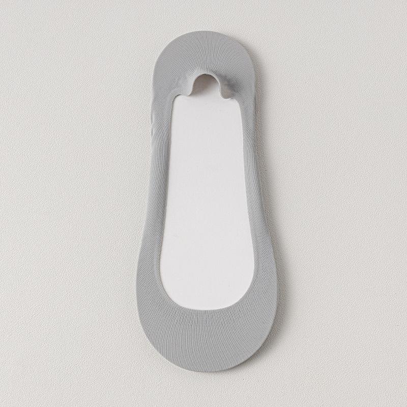 Women's Summer Thin Cotton Bottom Ice Silk Shallow Mouth Invisible Not To Drop with The Boat Socks