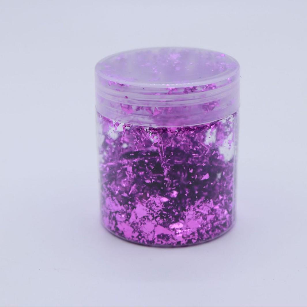 

Japanese Style Gold & Silver Foil Paper Flakes & Threads for DIY Nail Art & Jewelry Stickers