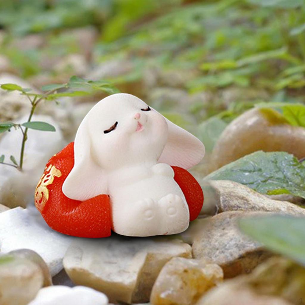 Statue Desktop Ornament Landscape Sculpture for Spring Festival Decor Birthday Gift