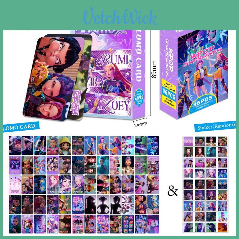 Adesivi Fotografici Kpop Demon Hunters Cartolina Cartolina da Collezione Per Fan E Regali