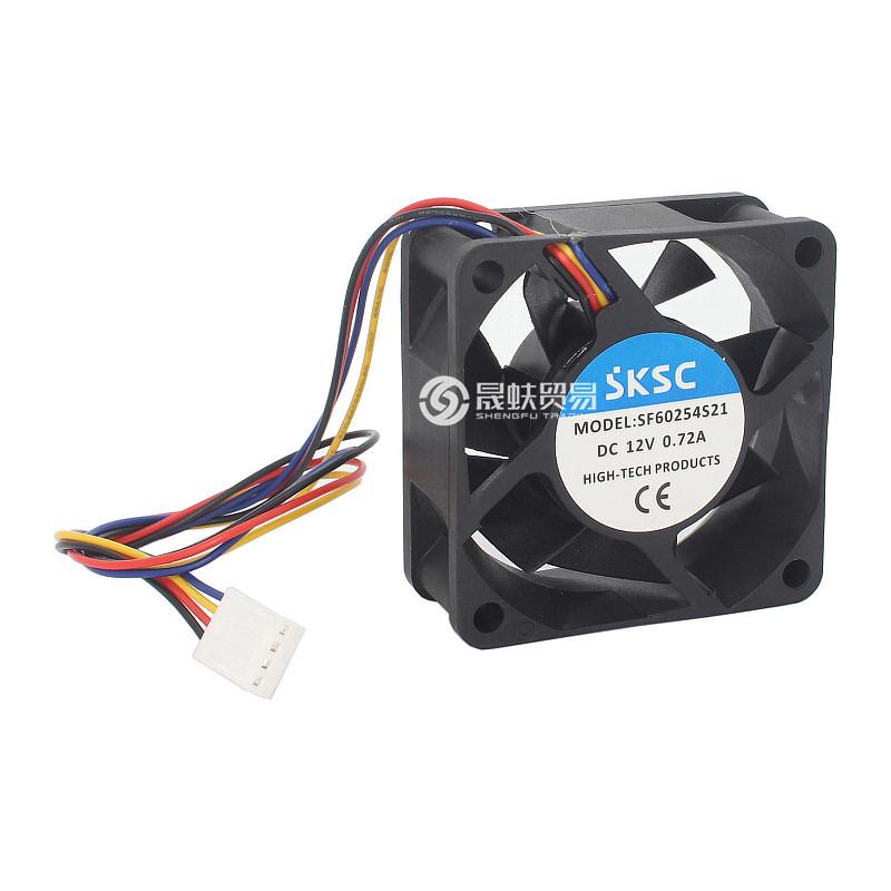 12V Manual PWM Fan Speed Controller with Switch, 4-Wire, Noise Reduction, 3A.