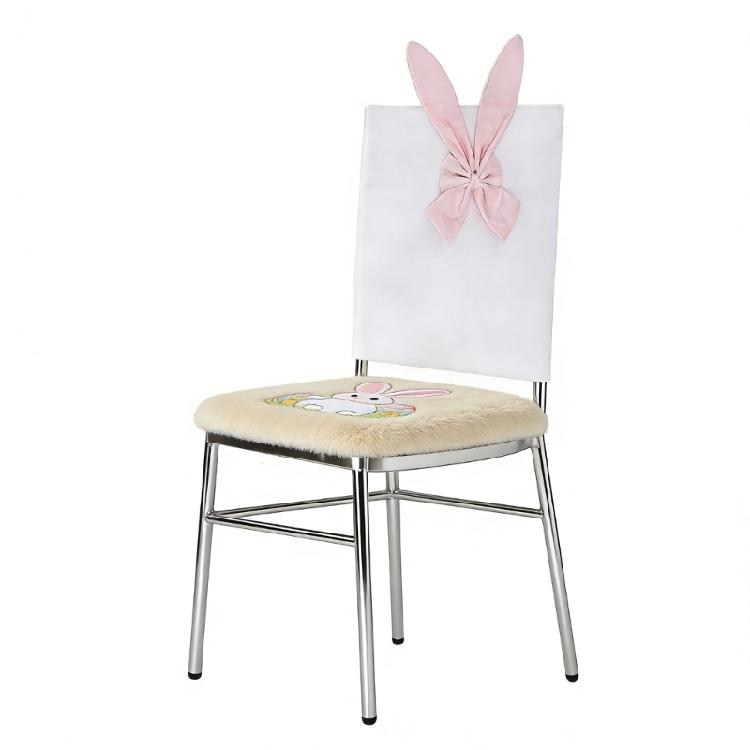 Rabbits Ear Backrest Cover For Dining Chairs In Soft Plush Materials Adds Cheer To Any Space 2060₽