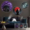 USB Christmas Projector Lights Bedroom Atmosphere Projection Decor 360° Rotating Night Light Creative Gift Holiday Ceiling Decor