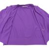 Nagonstans Women's Cotton Form-Sleeve Cardigan, Purple, Size M, 24 Stainless Steel, 470HS870-1360 Tops M purpleUsed