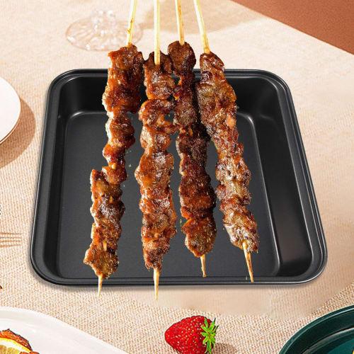 Oven Baking Sheet, Square Baking Sheet | Non-Stick Oven Baking Tray for Cooking, Professional Kitchen Cooking Baking Pan, Metal Oven Bakeware, Baking
