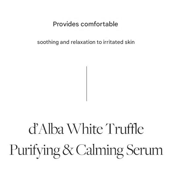 d'Alba White Truffle Purifying & Calming Serum 150ml (3 Options)