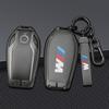 IAMS9 Alloy Leather Car Key Case Cover For BMW M 5 6 7 Series 530le Gt X3 X4 730li 740 G12 G30 G31 G32 I8 I12 I15 Keychain Accessories