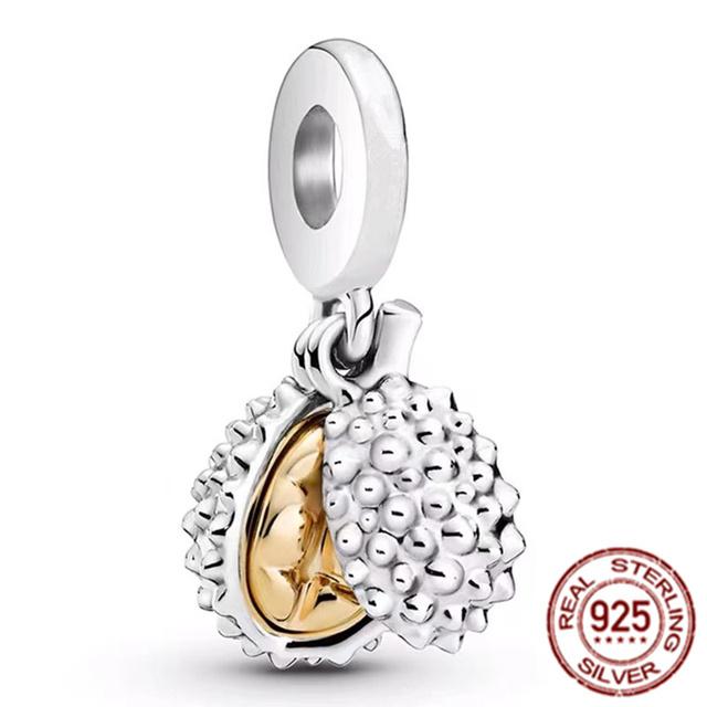 Charm-Anhänger aus 925er-Sterlingsilber mit funkelnder Pavé-Krone, O-Baum, Sicherheitskette, passend für Original-Fasion-Armbänder, DIY-Frauenschmuck, Geschenk