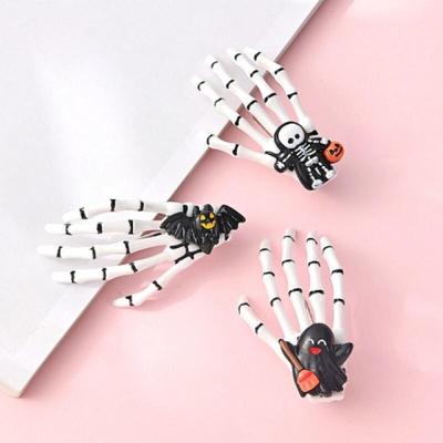 Grampo de cabelo de caveira de Halloween, Alfinete de cabelo de Halloween, Adereços de Halloween, moda