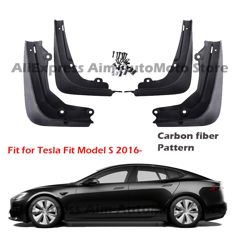 

Рифмированные брызговики, брызгозащищенные брызговики автомобиля, переднее и заднее крыло, защитные аксессуары, замена, подходит для Tesla Model 3 SX Mudflaps ModelS2