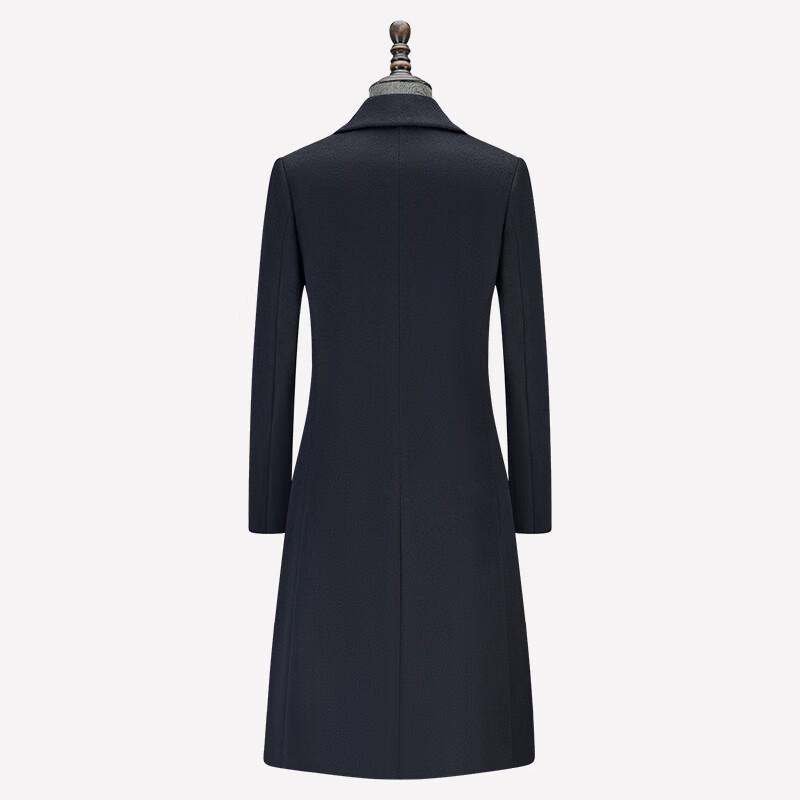 Trolman Unisex Mid-Length Wool Blend Overcoat
