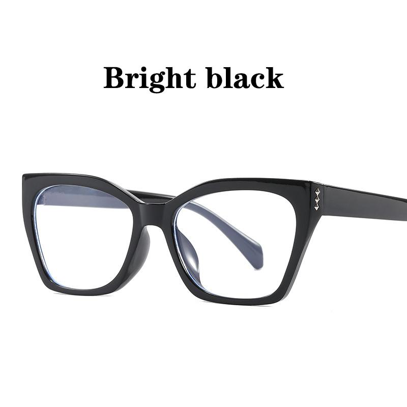 

Прозрачная оправа для компьютерных очков Кошачий глаз Женская Мужская Квадратная Оправа Блокирующая Синий Свет Оптические Очки