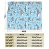Cute Sharks Blankets Quality Warm  Throw Blanket Autumn Travel Office Couch Chair Sofa Bed Novelty Bedspread