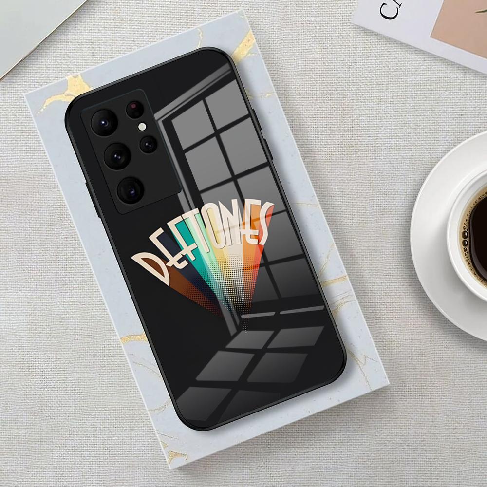 Deftones Band Phone Case For Samsung S26 S25 Edge Ultra 23 22 21 20 Ultra Plus S24 Fe Glass Cover