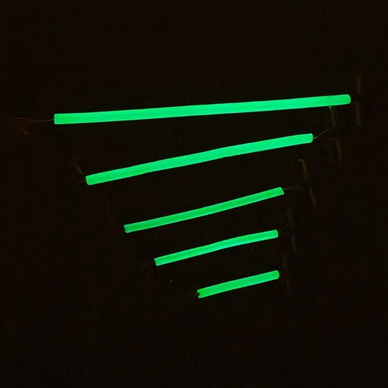 20Pcs/set Luminous Tube Fishing Rigs with Rolling Swivels T-Shape Balance 3 Way Arm Connector Fishing Line Making Tackle