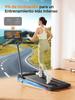 Treadmill HOMETRO HM4 5 In 1 Foldable Running Tape 9% Inclination 2.5 HP Walking Tape LED Screen Walking Pad Magnetic Remote Mute App&Bluetoot