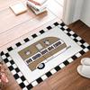 Whimsical Motorhome Adventure Print Mat, Durable Anti-Slip Doormat for Home Kitchen Bedroom Living Room Entrance Carpet