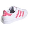Adidas Originals SUPERSTAR J Leather Abrasion Resistant Low top Skateboard Shoes Bright White Powder Unisex FW0773
