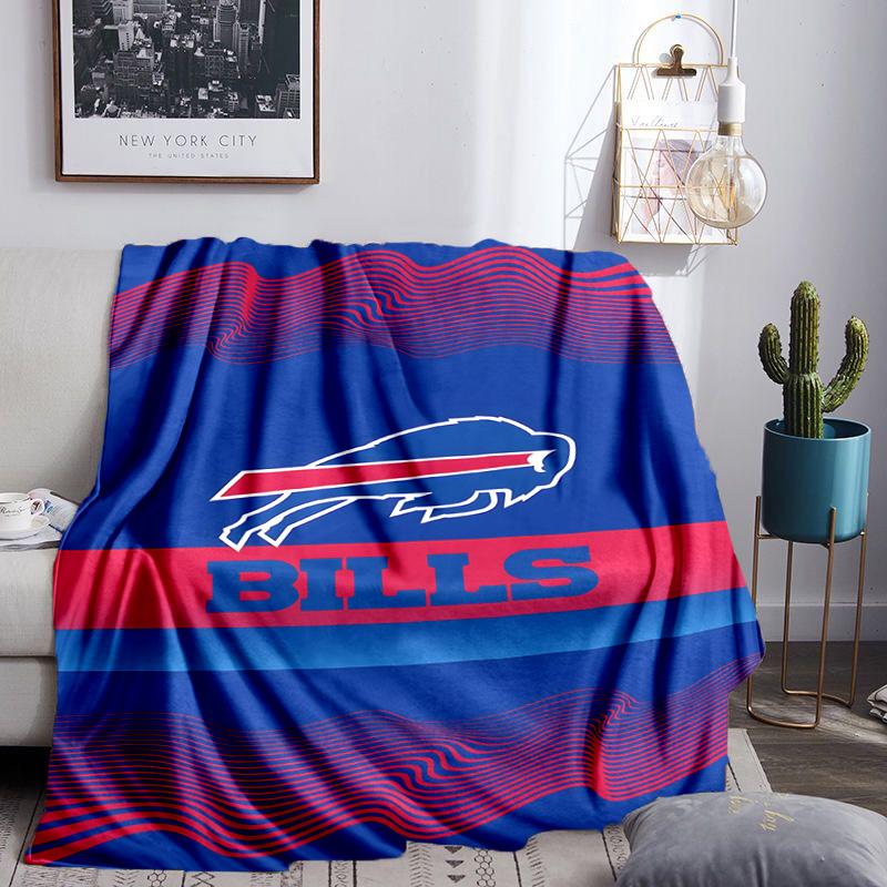 Bills Logo Blanket Lightweight Flannel Bedding Blanket Perfect for Travel, Camping, Living Rooms, Offices, Sofas, Fan Christmas gift