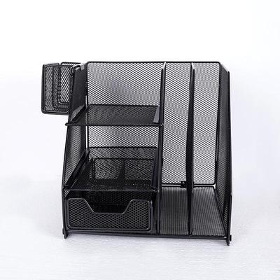 Foldable Metal Desktop File Storage Rack