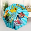 1pc Pokémon Pikachu & Friends Pattern Umbrella, Fashionable, Personalized, High-Value Folding Umbrella, a Must-Have for Summer, 8-Rib Durable Iron Fra