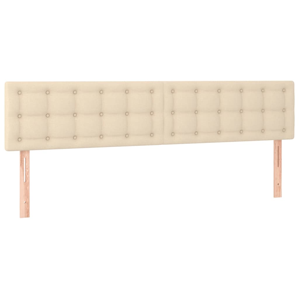 Vidaxl Continental Bed With Mattress, Cream, Fabric, 180X200 Cm