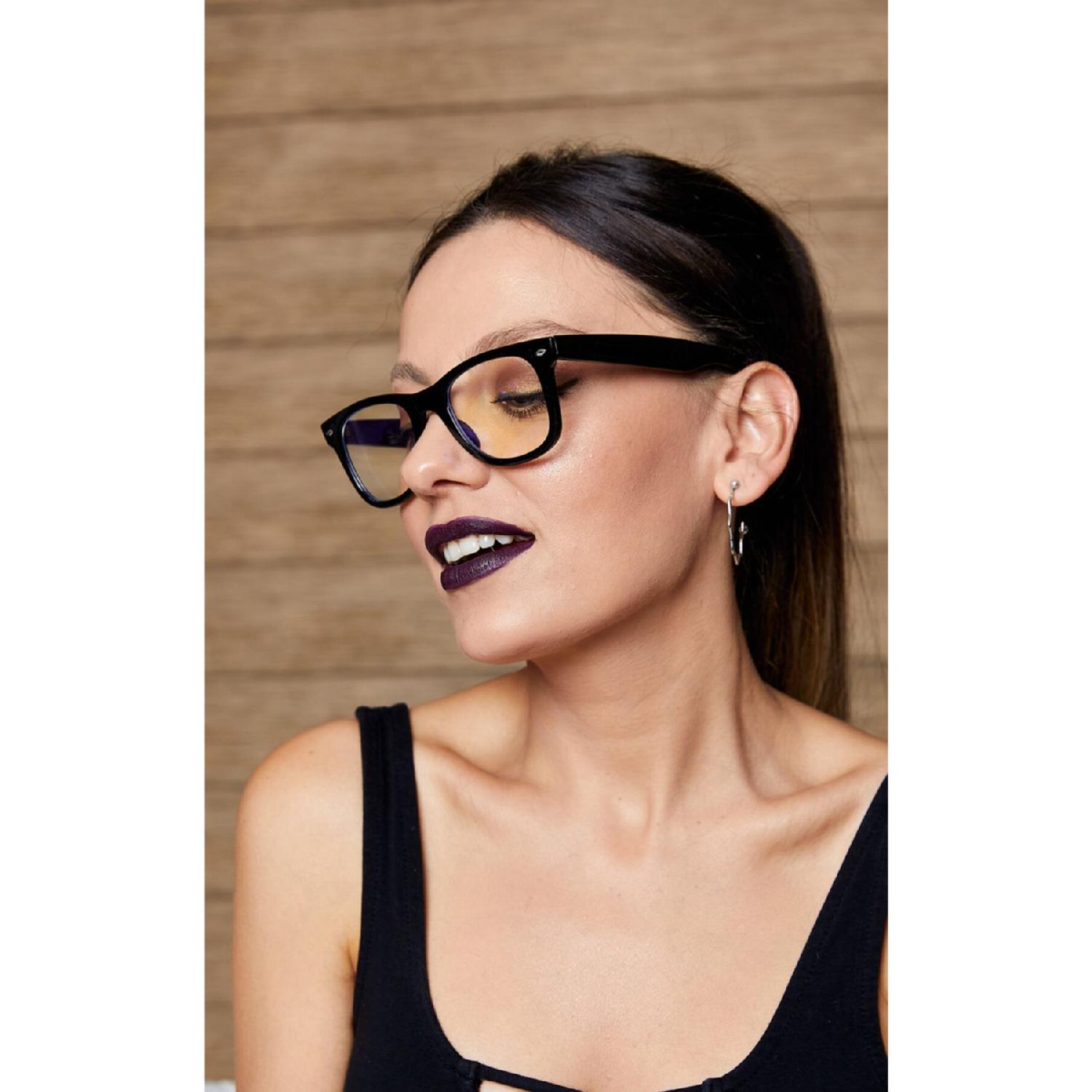 

Bh 2140m 01 Unisex Blue Light Protective Glasses чорний