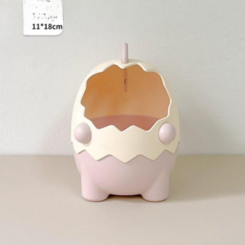 

Держатель для ручек в виде динозавра, студенческий настольный ящик для хранения канцелярских принадлежностей, мультяшный детский настольный пенал для девочек, держатель для ручек dinosaur розовый