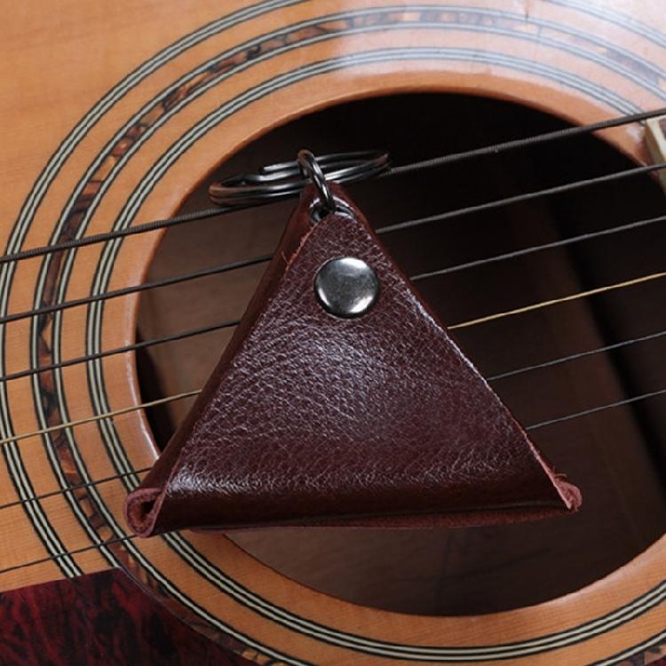 Multipurpose Guitar Pick Pouch Guitar Pick Holder Pick Organizer Triangular Pick Storage Bag Protective Pick Holder Case