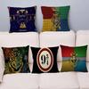 Movie Harrys P-Potter Personalized Pillow Dust Cover Bedroom Kids Party Decoration Pillowcase Birthday Children Gift