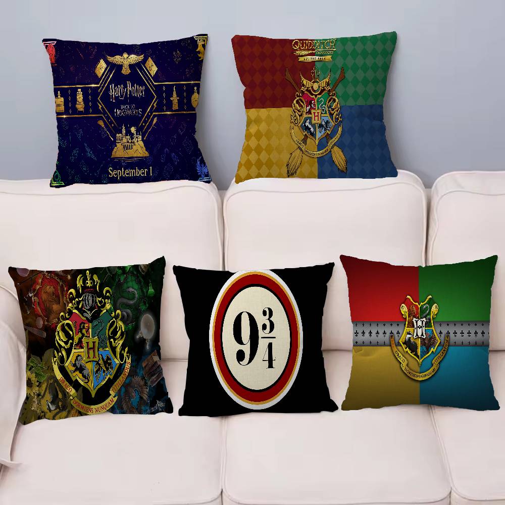 Movie Harrys P-Potter Personalized Pillow Dust Cover Bedroom Kids Party Decoration Pillowcase Birthday Children Gift