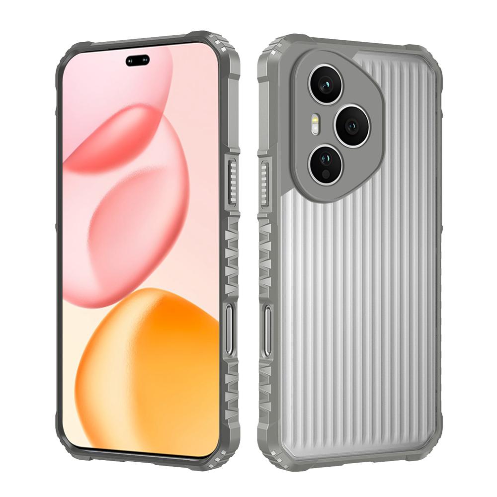 KEYSION Heavy Duty Shockproof Phone Case for HONOR 400 Pro 5G Soft Silicone+PC Translucent Matte Back Cover for Honor 400 Lite 5G