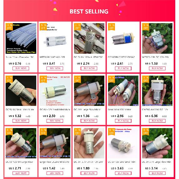 WP36 Large Flow DC 12V Mini 555 Motor Air Oxygen Pump Negative Pressure Pump Micro Suction Vacuum Pump Self-priming Breast Pump