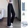 Ice Silk High-Waisted Wide-Leg Sweatpants for Women - Summer 2026 Thin Drapey Sun Protection Sportswear