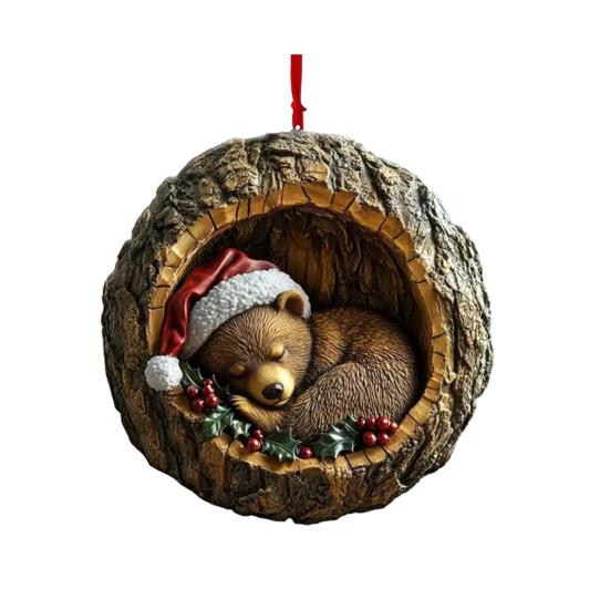 Forest Animal Acorn Ornaments Christmas Tree Decorations 2026 Acrylic Woodland Creature Hanging Ornaments for Home Decor Rustic Gifts