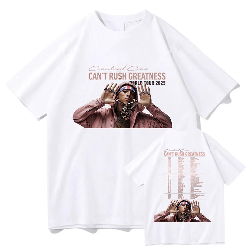 Central CEE Album Cant Rush Greatness World Tour Tshirt Cotton Tees 2025 Tshirts Short Sleeve Summer Unisex Graphic Streetwear