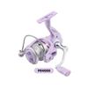 High Quality Purple Spinning Fishing Reel 1500-7000 Series Metal Spool and Stainless Steel Bearings Durable for Freshwater and Saltwater Fishing