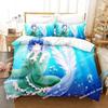 3D Anime Wakasagihime (Touhou) Bedding Set Printed Single Comforter Quilt Duvet Cover Pillow Case 3 Pieces Sets Kids Adult Size