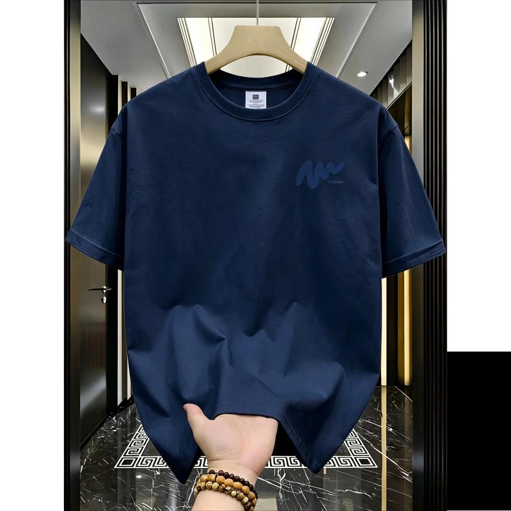 Pure Cotton Men's Tops Casual Short-sleeve Comfortable T-Shirts Men’s