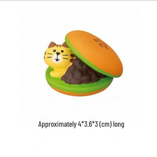 Japanese Cat Gift Ornaments: Koharu Tea House Series Resin Miniatures - Trendy ZAKKA Edible Toys & Sundries