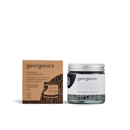 Georganics Toothpaste 60mL, Toothpaste (Activated Charcoal)