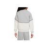 Nike Sweatshirt Letter Print Spliced Round Neck Long Sleeve Kids tops Khaki FD3161-063