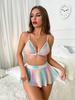 European and American sexy lingerie set, seduction mood homewear set, two-piece set