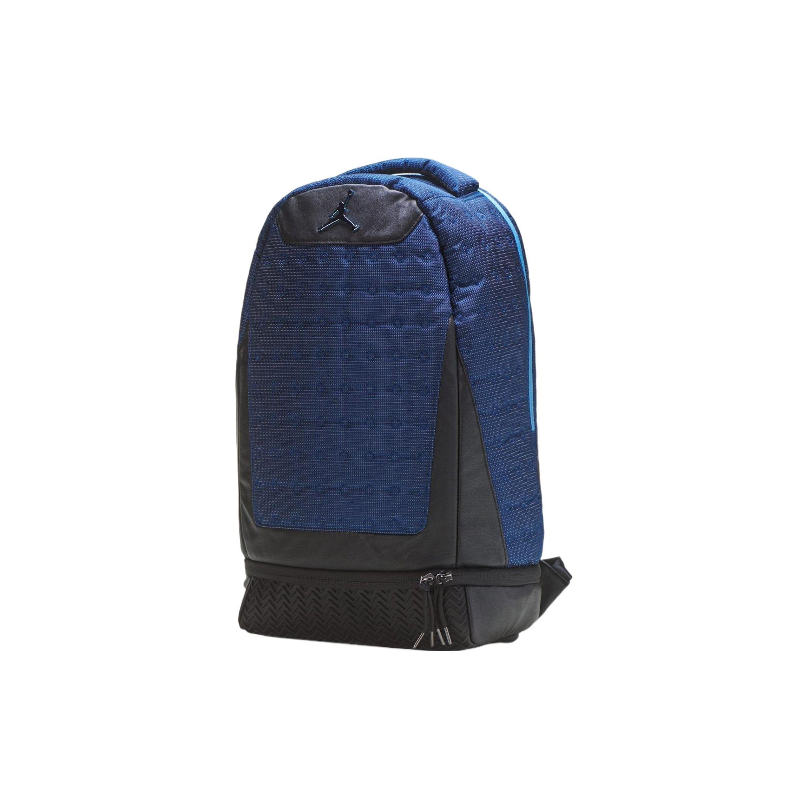 

Jordan Air 13 Zipper Closure Sports Backpack Men Backpack Navy-Blue 9A1898-007 One Size