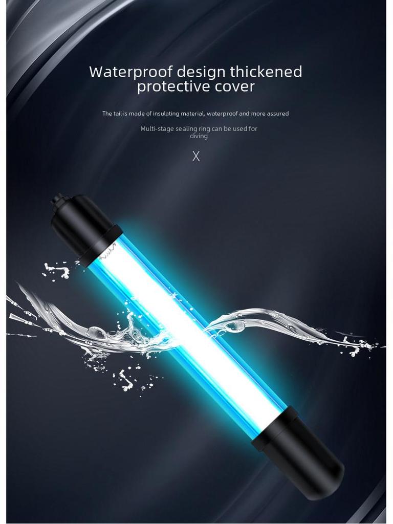 Submersible UV Sterilization Lamp for Aquarium and Fish Pond Purification