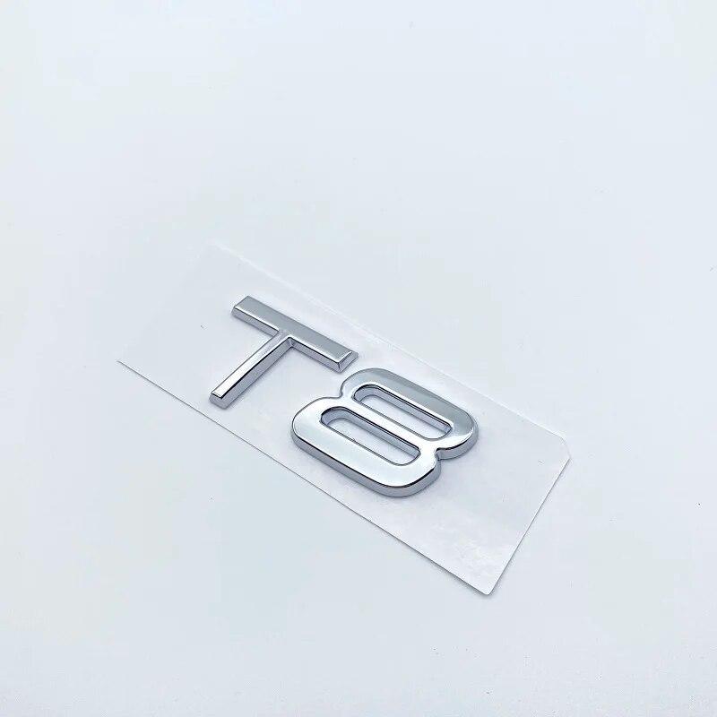 3D AWD T5 T6 T8 B5 B6 Logo Emblem Badge Decal Car Sticker for Volvo S40 S60  S80 S90  Car Trunk Letters Numbers Emblem